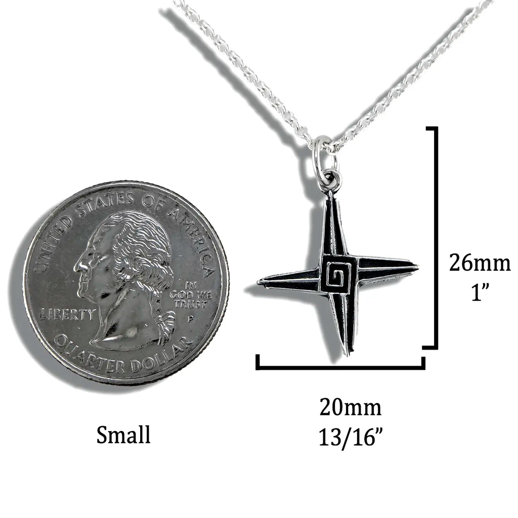 St. Brigid's Cross in Sterling Silver