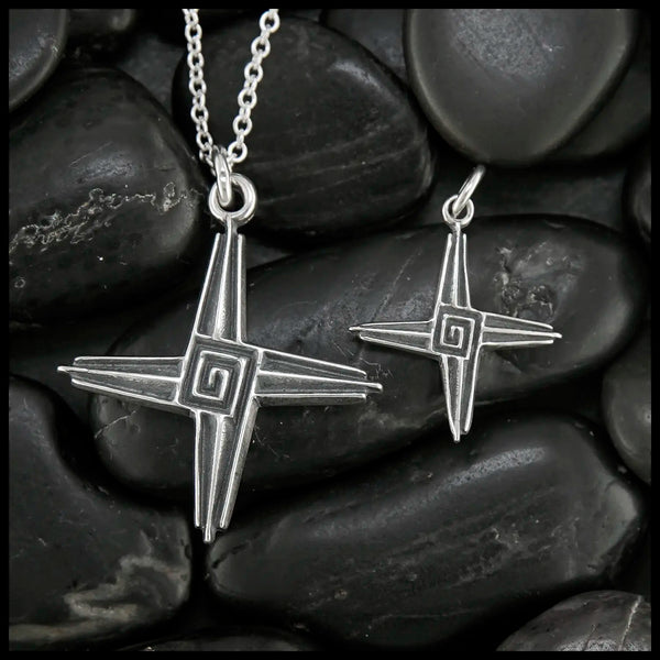 St. Brigid's Cross in Sterling Silver