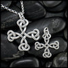 Equal Arm Celtic Cross Pendant in Sterling Silver