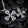 Equal Arm Celtic Cross Pendant in Sterling Silver