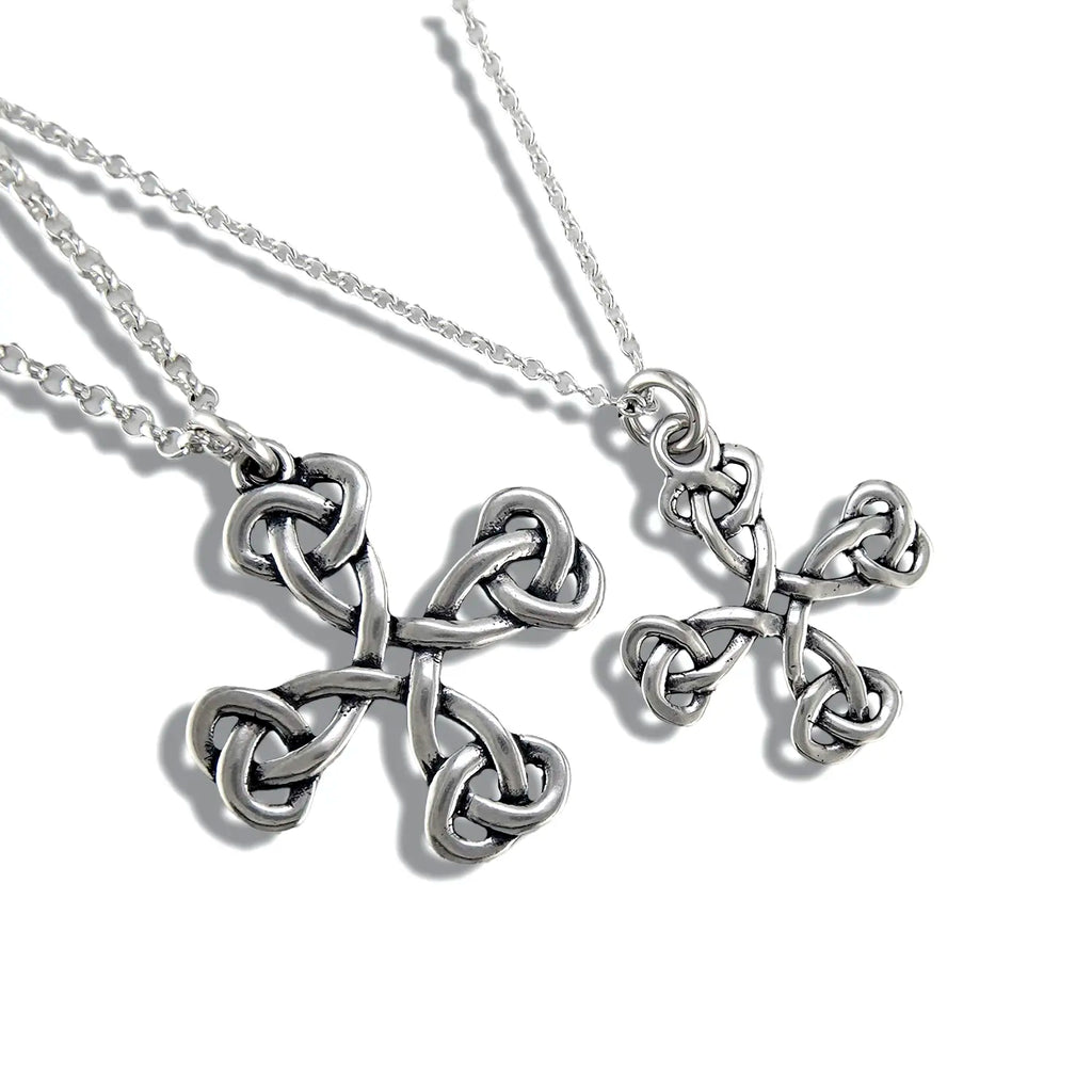 Equal Arm Celtic Cross Pendant in Sterling Silver