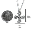 Equal Arm Celtic Cross Pendant in Sterling Silver
