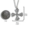 Equal Arm Celtic Cross Pendant in Sterling Silver