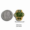 Mossy Green Sapphire Custom Frame Ring