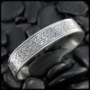 Pictish Key Pattern Cuff Bracelet in Sterling Silver