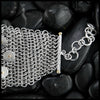 Custom Amber Chainmail Bracelet