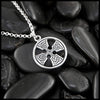 Medallion Cross Pendants in Sterling Silver