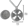 Medallion Cross Pendants in Sterling Silver