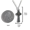 Revival Celtic Cross Pendant in Sterling Silver
