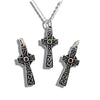 Revival Celtic Cross Pendant in Sterling Silver