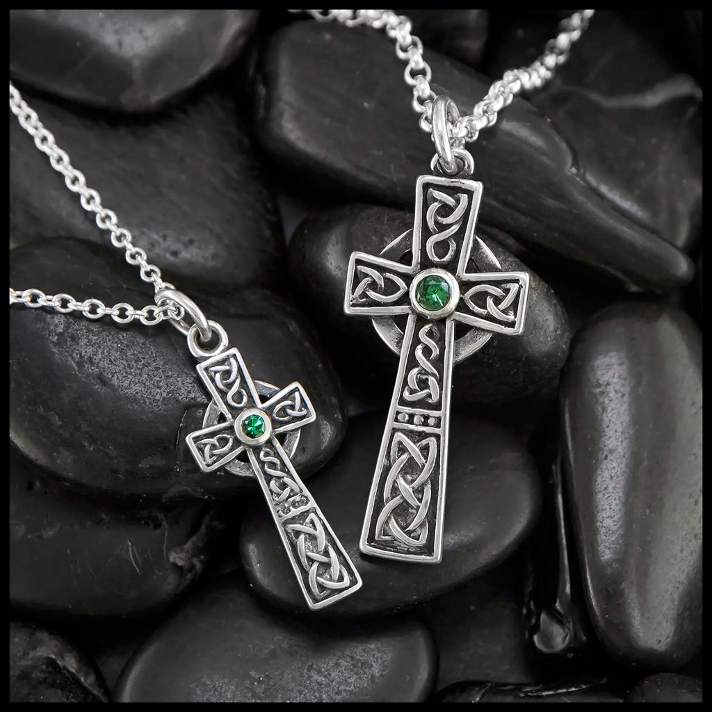 Revival Celtic Cross Pendant in Sterling Silver