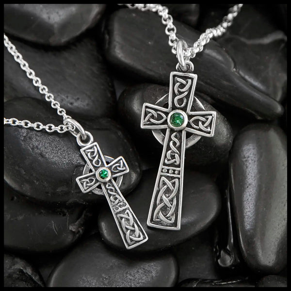 Revival Celtic Cross Pendant in Sterling Silver