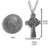 Celtic Shamrock Cross with Gemstones