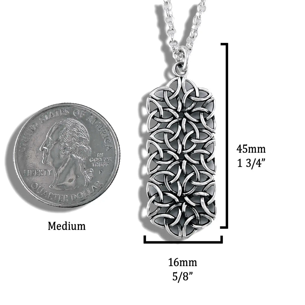 The Manu Pendant in Sterling Silver