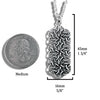 The Manu Pendant in Sterling Silver