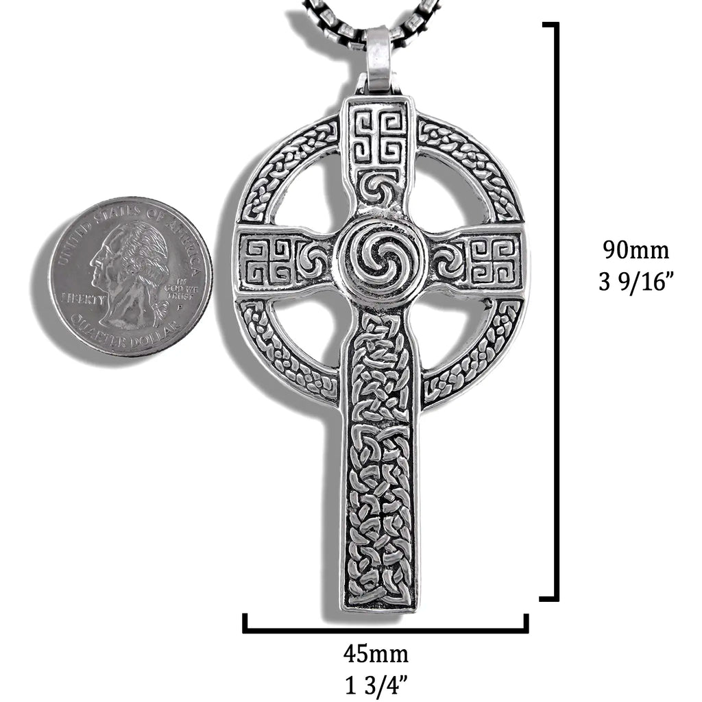 Sterling Silver Farr Cross Pendant