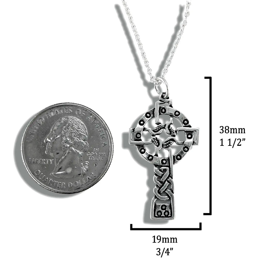 McHenry Celtic Cross Pendant in Sterling Silver