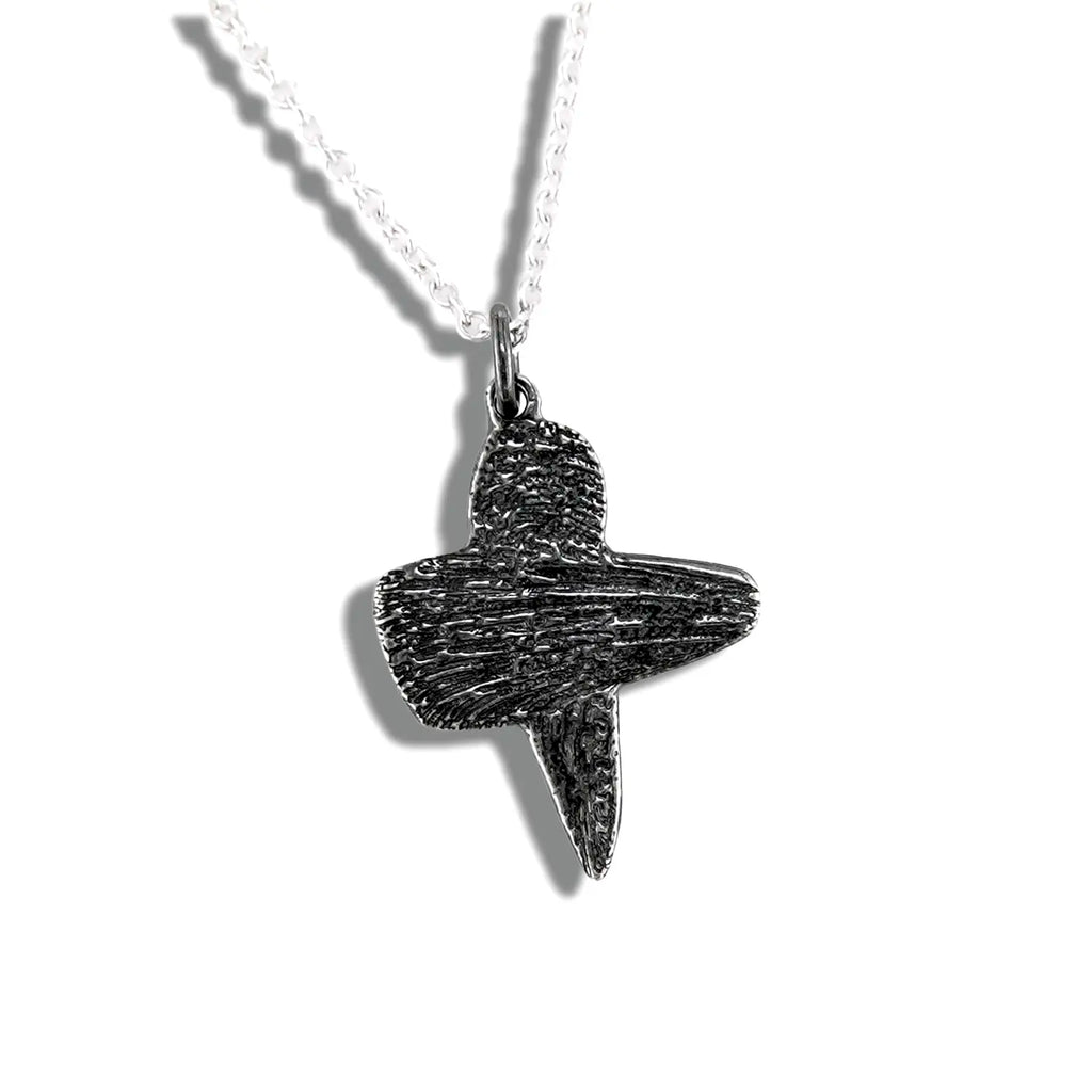 Ash Cross Pendant in Sterling Silver