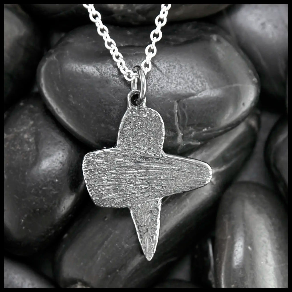 Ash Cross Pendant in Sterling Silver