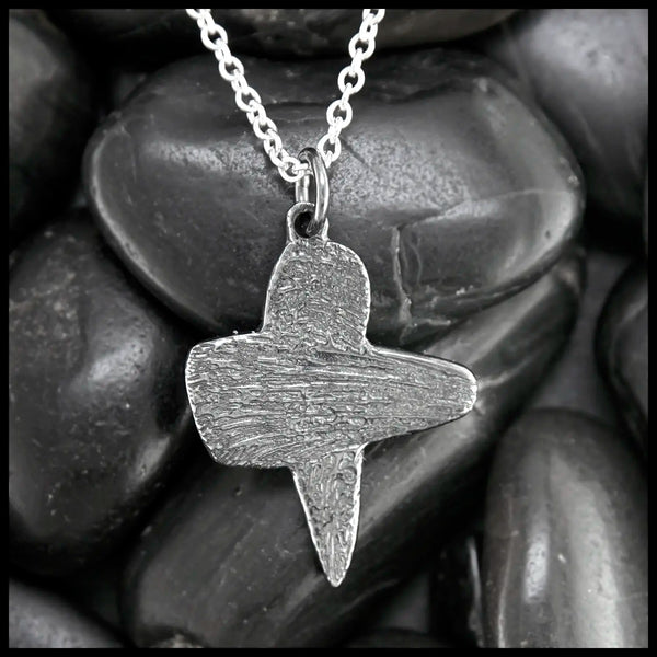 Ash Cross Pendant in Sterling Silver