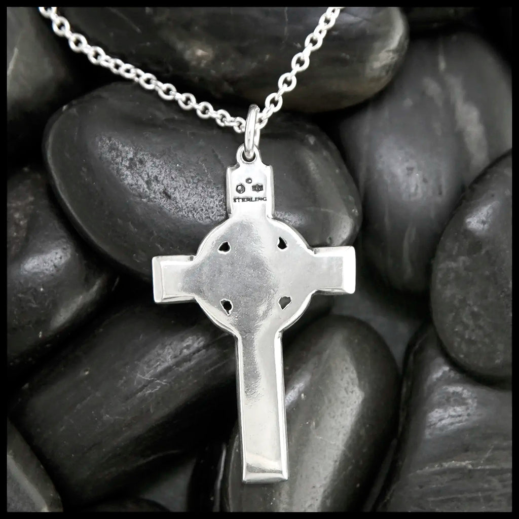 Sterling Silver Celtic Dog Cross pendant