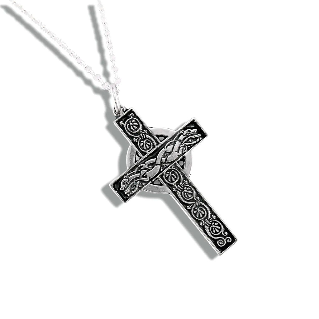 Sterling Silver Celtic Dog Cross pendant