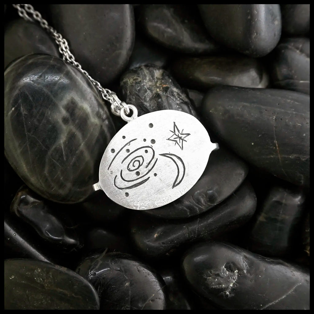 Saturn Mabe Pearl Pendant