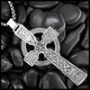 Colum Cille Pectoral Cross Pendant in Sterling Silver