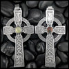 Colum Cille Pectoral Cross Pendant in Sterling Silver