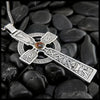 Colum Cille Pectoral Cross Pendant in Sterling Silver
