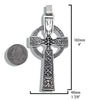 Colum Cille Pectoral Cross Pendant in Sterling Silver