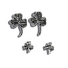 Shamrock Post Earrings Sterling Silver