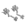 Shamrock Post Earrings Sterling Silver