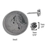 Silver Luckenbooth Post Earrings in Two Sizes