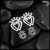 Silver Luckenbooth Post Earrings in Two Sizes