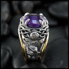 Custom Amethyst Signet Ring