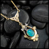 Summer Breeze Opal Pendant in Gold