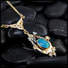 Summer Breeze Opal Pendant in Gold