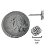 Josephine's Knot Post Earrings in Silver