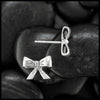 Bow Post Earrings in Sterling Silver