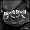 Bow Post Earrings in Sterling Silver