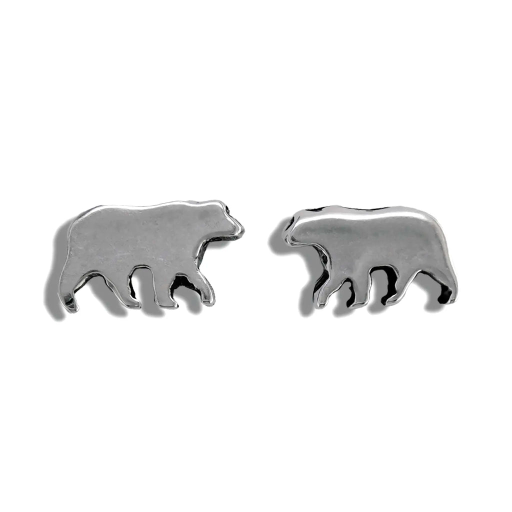 Bear Post Earrings