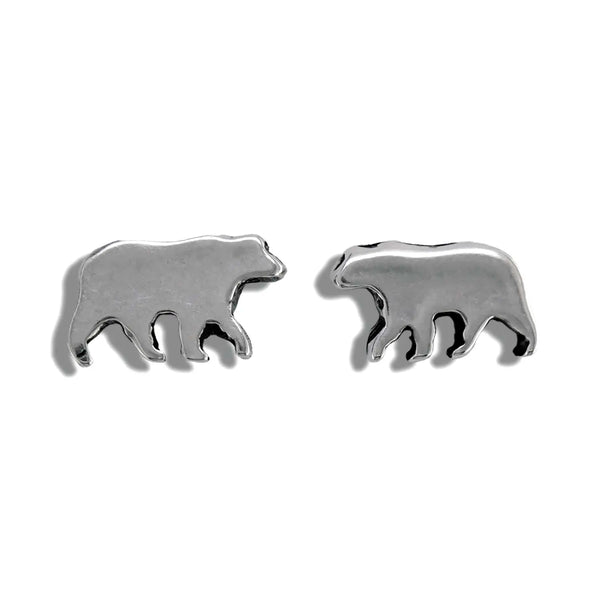 Bear Post Earrings