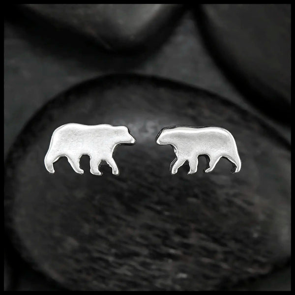 Bear Post Earrings