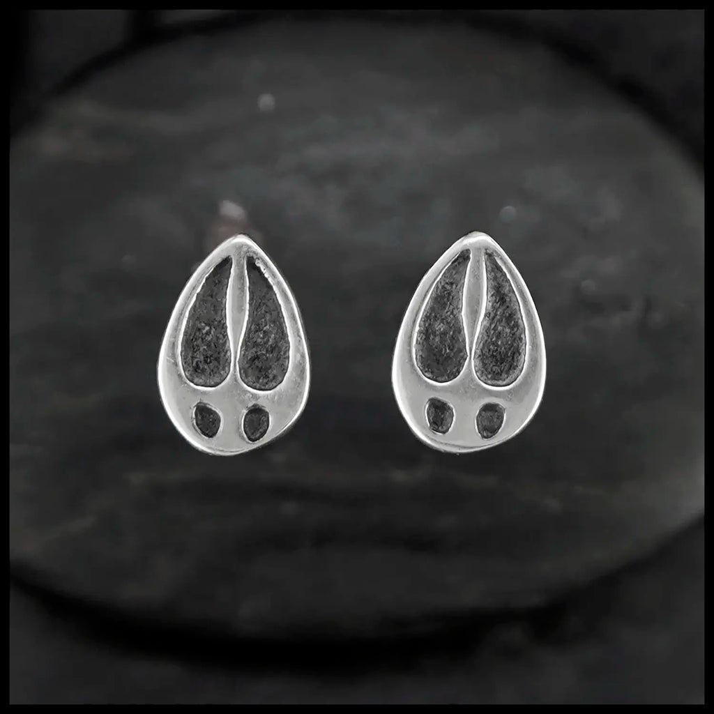Deer Print Stud Earrings
