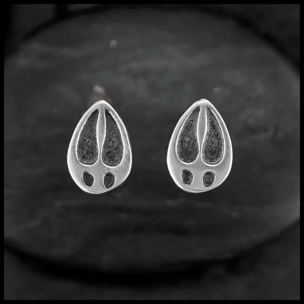 Deer Print Stud Earrings