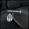 Deer Print Stud Earrings