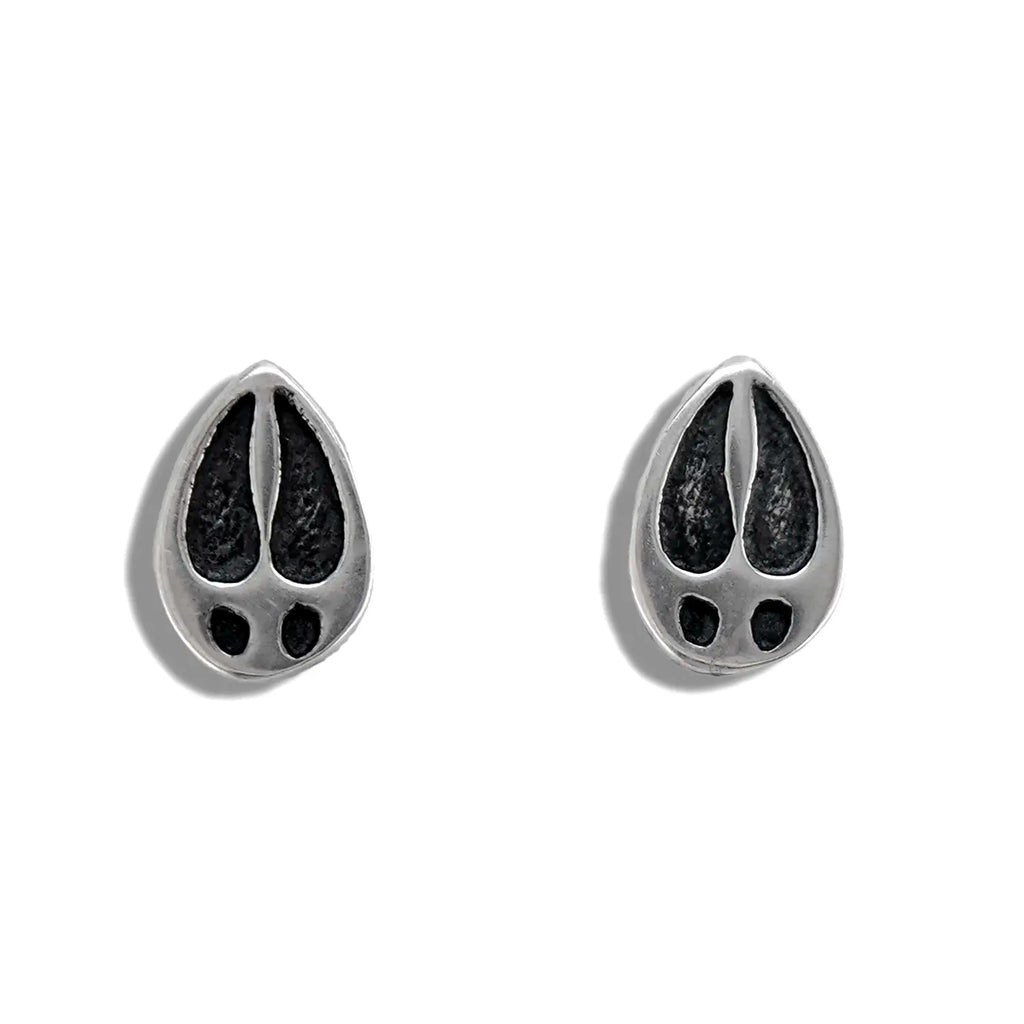 Deer Print Stud Earrings