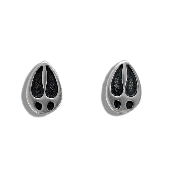 Deer Print Stud Earrings