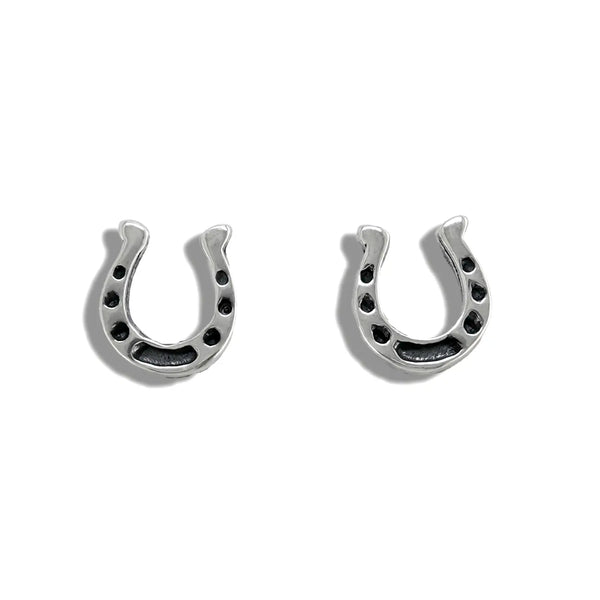Horseshoe Post Earring